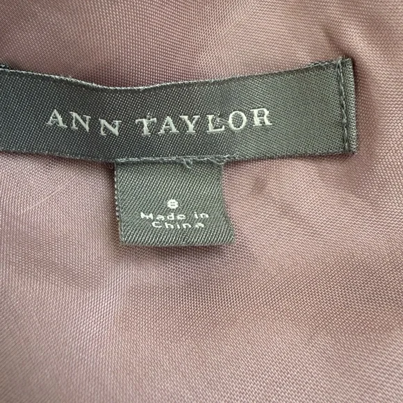 Ann Taylor Cream A-Line Skirt - Picture 8 of 10
